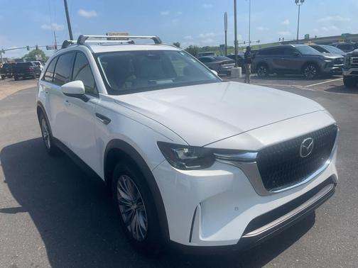 Rhodium White Premium 2025 Mazda CX-90 3.3 Turbo Preferred