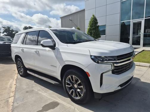 Summit White 2021 Chevrolet Tahoe LT