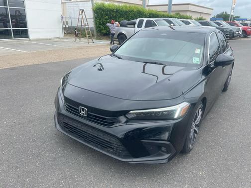 Crystal Black Pearl 2022 Honda Civic Touring