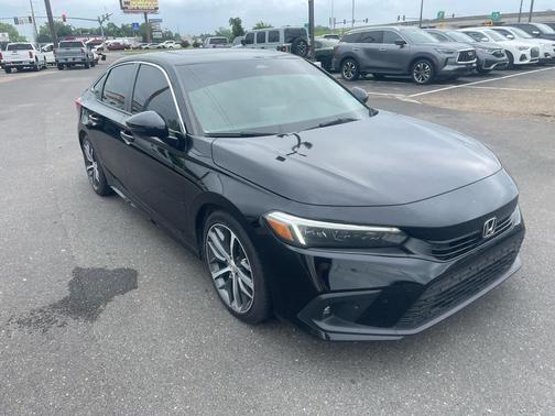 Crystal Black Pearl 2022 Honda Civic Touring
