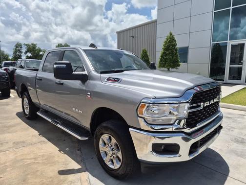 Billet Silver Metallic Clearcoat 2024 RAM 2500 Big Horn 4x4 Crew Cab 64 Box