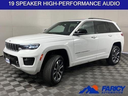 Bright White Clearcoat 2022 Jeep Grand Cherokee Overland