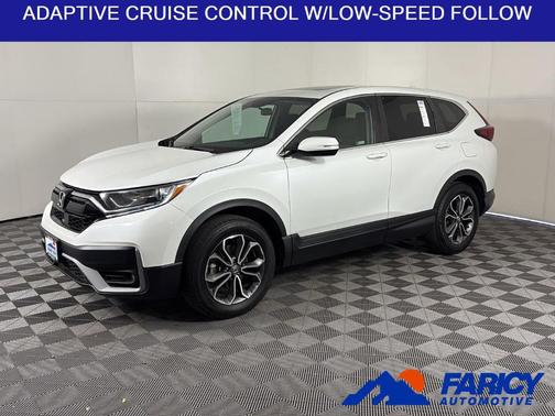 Platinum White Pearl 2022 Honda CR-V EX