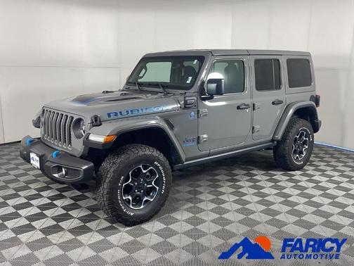 Sting Gray Clearcoat 2023 Jeep Wrangler 4xe Rubicon