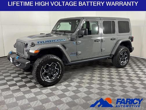 Sting Gray Clearcoat 2023 Jeep Wrangler 4xe Rubicon
