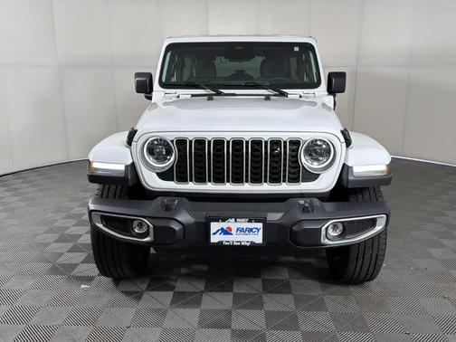 Bright White Clearcoat 2025 Jeep Wrangler 4xe Sahara