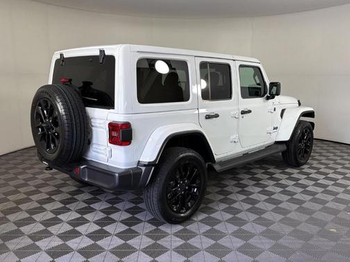 Bright White Clearcoat 2025 Jeep Wrangler 4xe Sahara