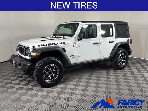 Bright White Clearcoat 2024 Jeep Wrangler Rubicon