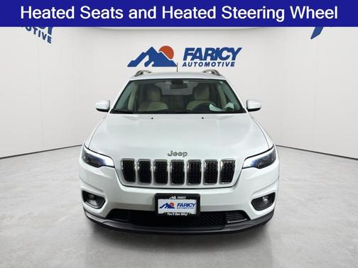 Bright White Clearcoat 2019 Jeep Cherokee Latitude