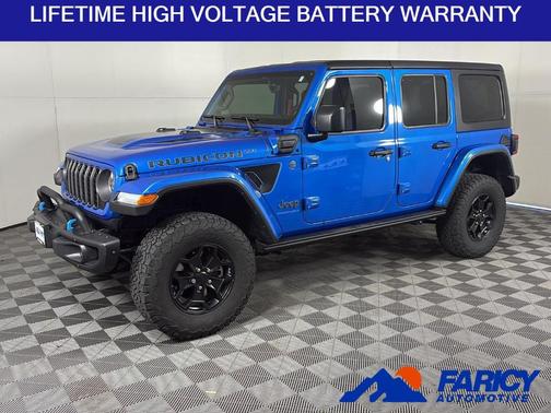 Hydro Blue Pearlcoat 2023 Jeep Wrangler 4xe Rubicon
