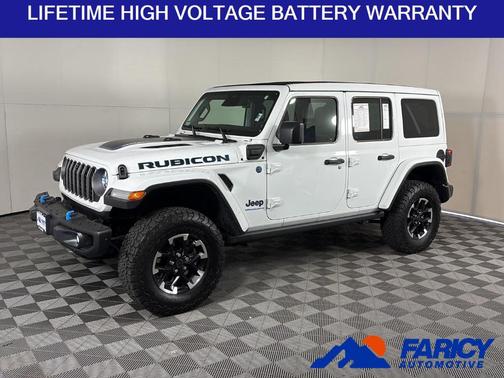 Bright White Clearcoat 2025 Jeep Wrangler 4xe Rubicon