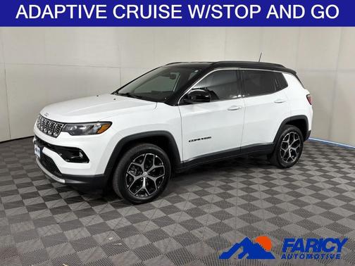 Bright White Clearcoat 2024 Jeep Compass Limited