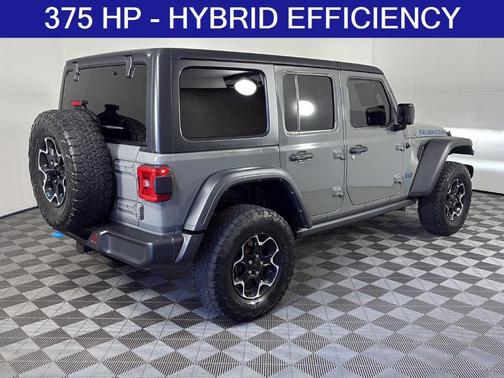 Sting Gray Clearcoat 2023 Jeep Wrangler 4xe Rubicon
