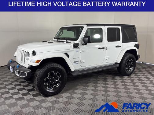 Bright White Clearcoat 2023 Jeep Wrangler 4xe Sahara