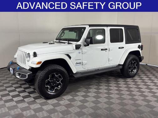 Bright White Clearcoat 2023 Jeep Wrangler 4xe Sahara