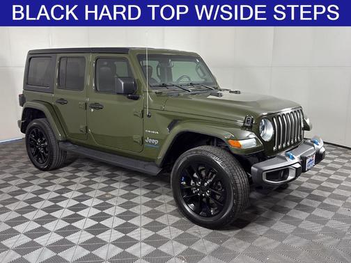 Sarge Green Clearcoat 2023 Jeep Wrangler 4xe Sahara