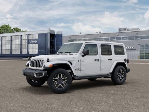 White 2027 Jeep Wrangler Sahara