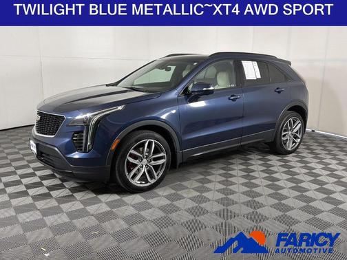 Twilight Blue Metallic 2021 Cadillac XT4 Sport