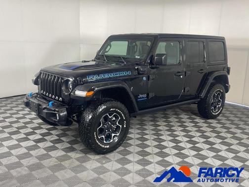 Black Clearcoat 2023 Jeep Wrangler 4xe Rubicon