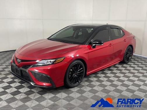 Red 2022 Toyota Camry XSE