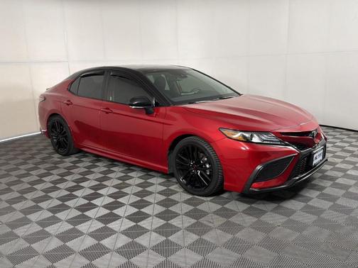 Red 2022 Toyota Camry XSE