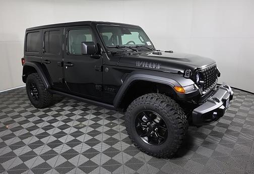 Black 2026 Jeep Wrangler Sport