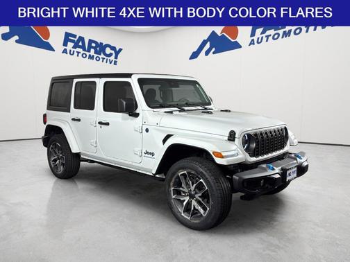 Bright White Clearcoat 2024 Jeep Wrangler 4xe Sport