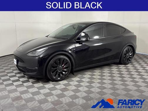Black 2021 Tesla Model Y Performance
