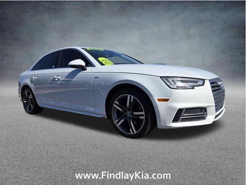 White 2018 Audi A4 2.0T ultra Premium Plus
