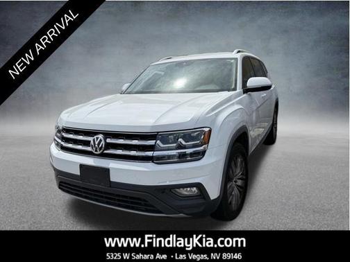 Pure White 2019 Volkswagen Atlas 3.6L SE w/Technology
