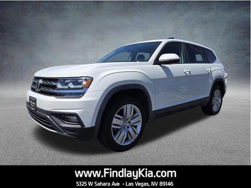 Pure White 2019 Volkswagen Atlas 3.6L SE w/Technology