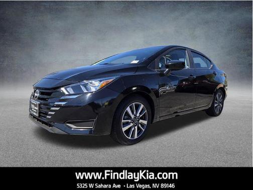 Super Black 2024 Nissan Versa 1.6 SV