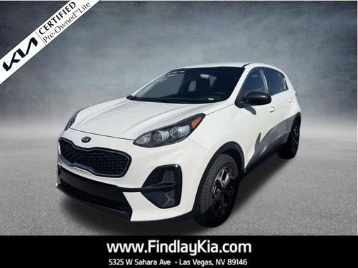 Clear White 2020 Kia Sportage LX