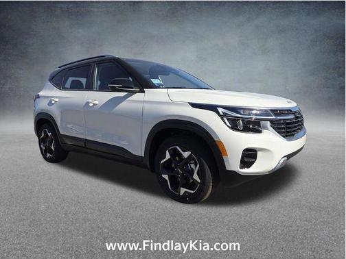 Clear White/Black Roof 2026 Kia Seltos S