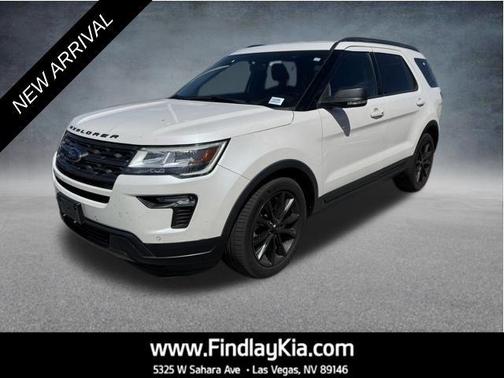 WHITE PLATINUM MET TRI-COAT 2019 Ford Explorer XLT