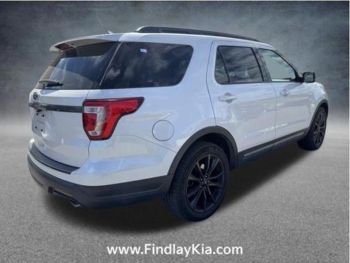 WHITE PLATINUM MET TRI-COAT 2019 Ford Explorer XLT