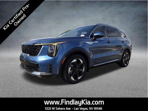 Mineral Blue 2025 Kia Sorento Hybrid SX Prestige