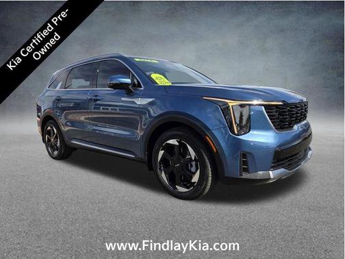 Mineral Blue 2025 Kia Sorento Hybrid SX Prestige