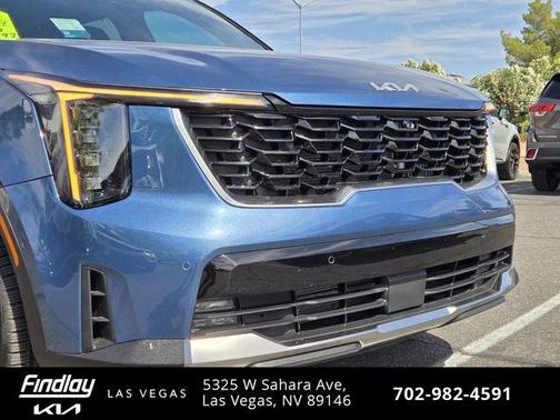 Mineral Blue 2025 Kia Sorento Hybrid SX Prestige