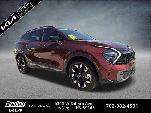 Dawning Red 2024 Kia Sportage X-Line