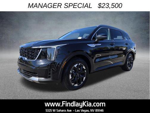 Ebony Black 2024 Kia Sorento S