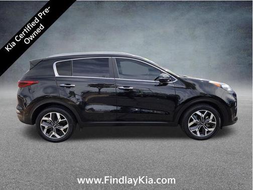 Black Cherry 2021 Kia Sportage EX