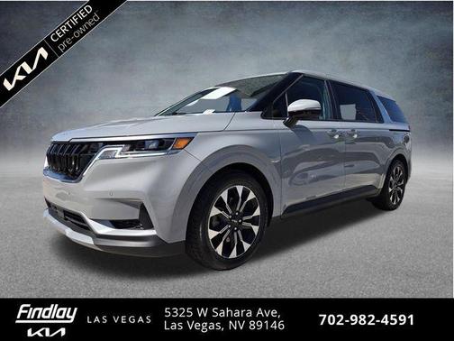 Ceramic Silver 2023 Kia Carnival EX