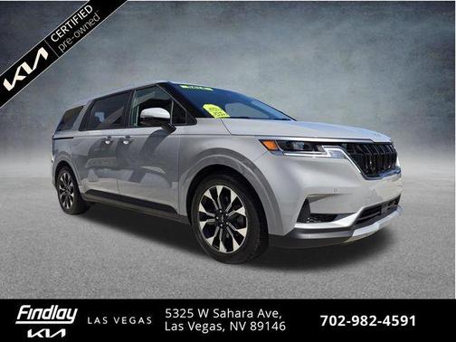 Ceramic Silver 2023 Kia Carnival EX