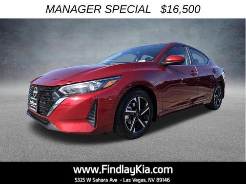 Scarlet Ember Tintcoat 2024 Nissan Sentra SV