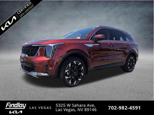 Dawning Red 2025 Kia Sorento EX