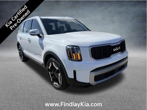 Glacial White Pearl 2024 Kia Telluride EX