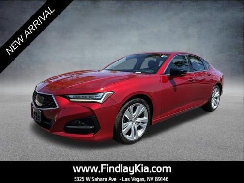 Performance Red Pearl 2021 Acura TLX Technology
