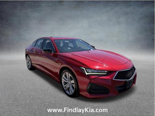 Performance Red Pearl 2021 Acura TLX Technology