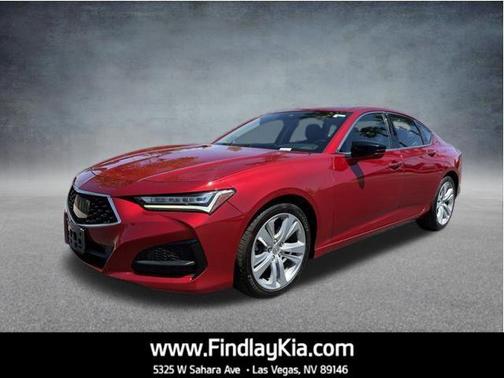 Performance Red Pearl 2021 Acura TLX Technology